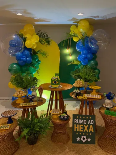 Decoração do Brasil tema copa 