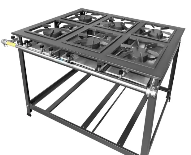 Forno industrial usado 06 bocas