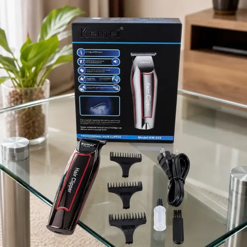 Máquina de Cortar Cabelo Profissional Kemei KM-032