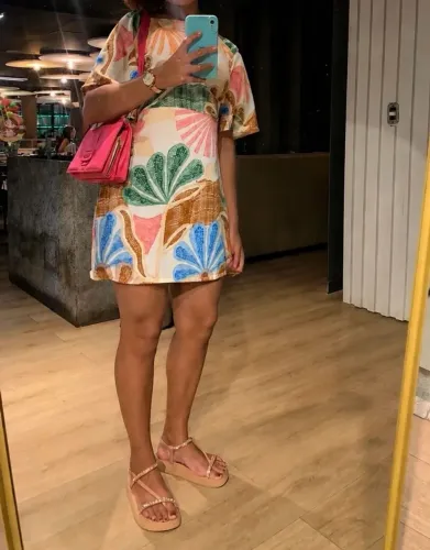 Vestido estilo farm