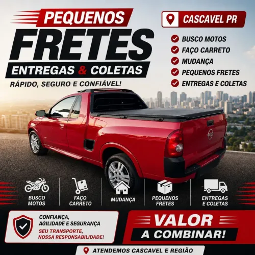 Frete, cascavel e região