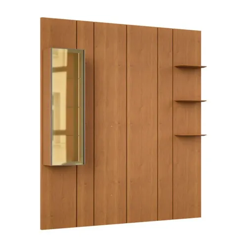 Painel Glass com Cristaleira 230,5cm
