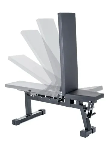Kit musculação completo - Banco reclinável + 70kg em anilhas + Barras + Suporte.