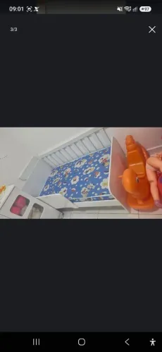 Berço cama 2 em 1 + colchão