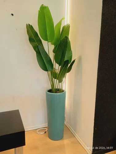 Vendo vaso cerâmica alto decoração ambiente