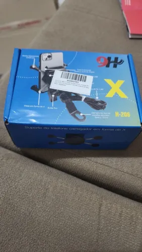 Suporte para moto com carregador
