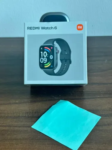 Redmi Watch 6 NOVO ! LACRADO! GPS Liga de alumínio, AMOLED de 2,07"
