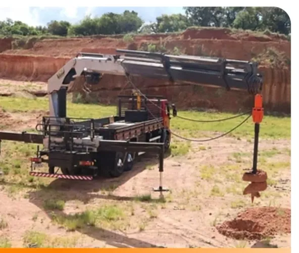 Perfuratriz de 80cm para caminhão munck