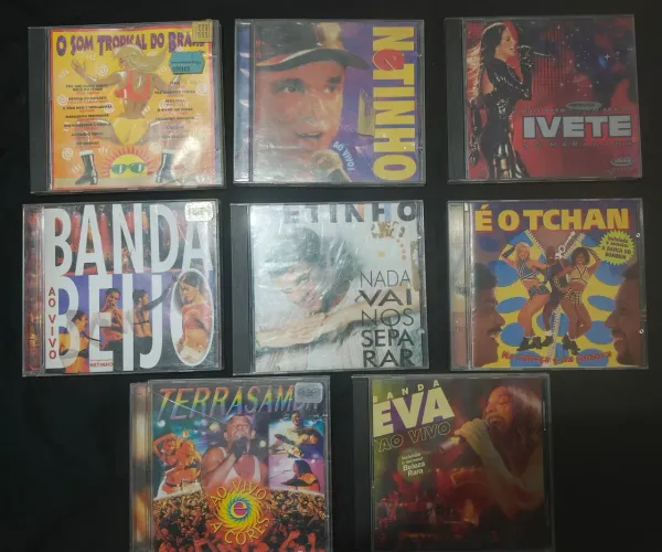 Cds Ivete, Terra Samba, Banda Beijo, Netinho, É o Tchan, banda Eva