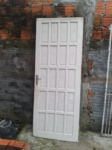 porta externa almofadada em angelim