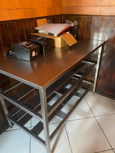 Mesa inox 130x70 