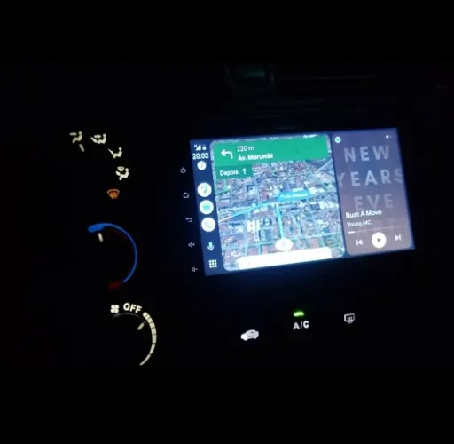 Multimidia 7" Podofo 16 gb 2 gb ram com android auto car play e ios
