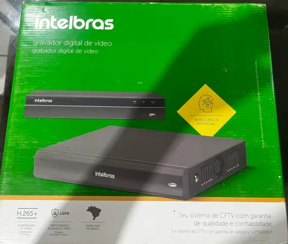 DVR Intelbras Novo Lacrado com IA e Acesso Remoto