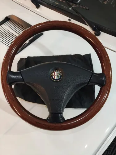 Volante Alfa Romeo 156 Madeira - Adaptável Fiat