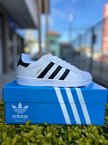Adidas Super Star Branco/Preto