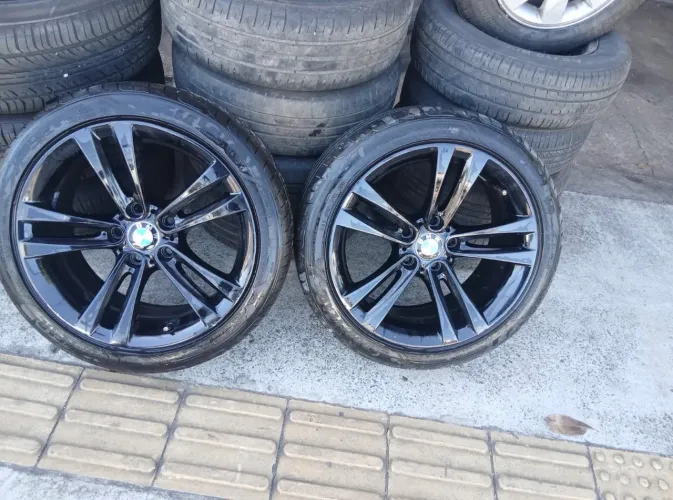 Jogo Rodas BMW 225 - 45- 18 pneus Run flat