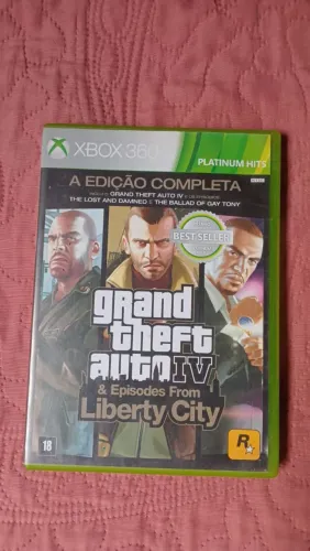 GTA 4 Edição Completa Xbox 360 original.