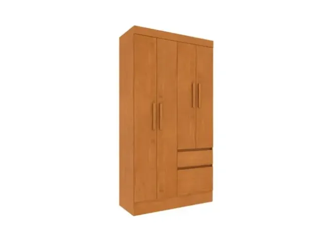 GUARDA ROUPAS 4 PORTAS 2 GAVETAS (NOVO)