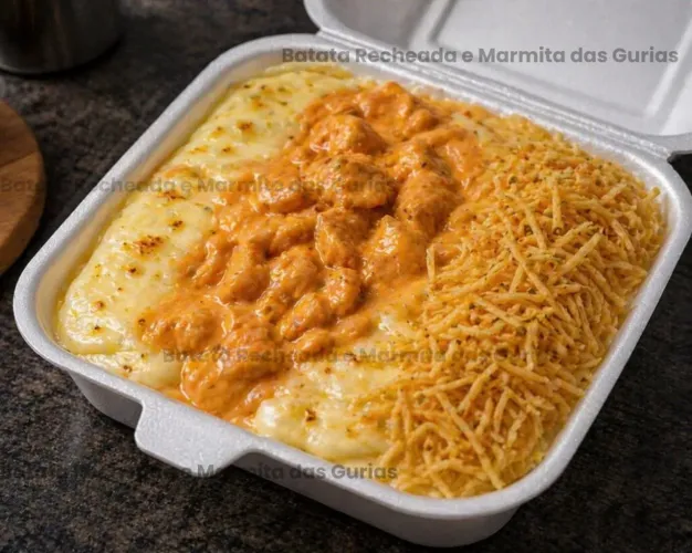 Batata Recheada E Marmita Das Gurias