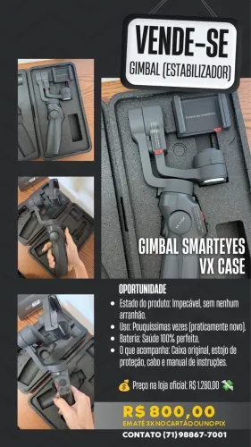 GIMBAL (estabilizador) SMARTEYES VX CASE