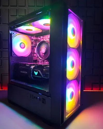 PC Ryzen 5 2600 | Asus RX 6500 XT 4GB | 16GB RAM | SSD 240GB + HD 500GB