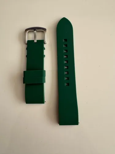 Pulseira de Borracha Verde