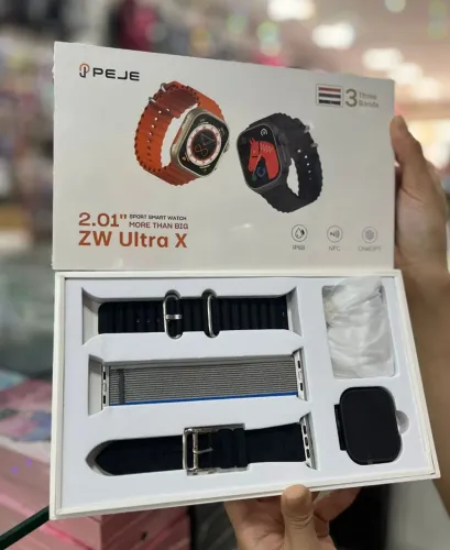 Smartwatch PEJE ZW Ultra X. 3 Pulseiras APROVA DÁGUA- ENTREGA GRÁTIS