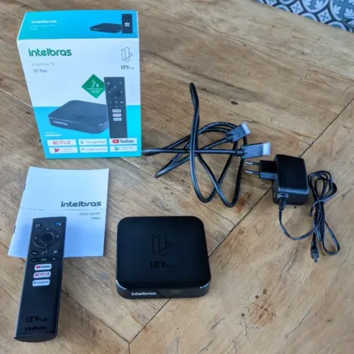 V Box Intelbras IZY Play - Completa na Caixa
