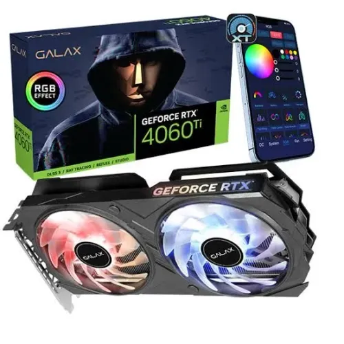 Placa de vídeo Rtx 4060ti 8GB Galax
