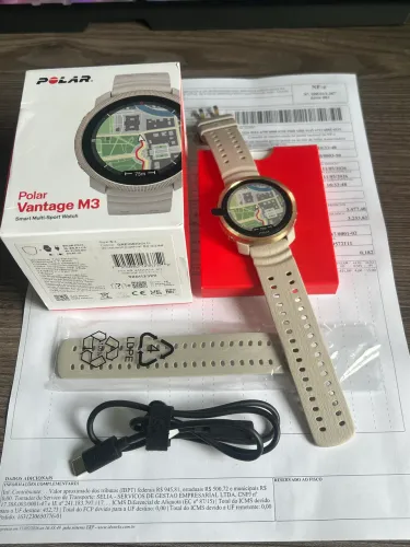 Polar Vantage M3, Gold, Completo, NF+ Garantia Polar