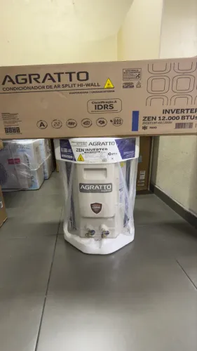 Ar condicionado Agratto inverter 12mil Btus , frio, NF e garantia fabricante 