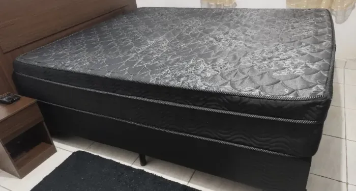 Colchão Queen Probel Mola Diplomata Preto - doação