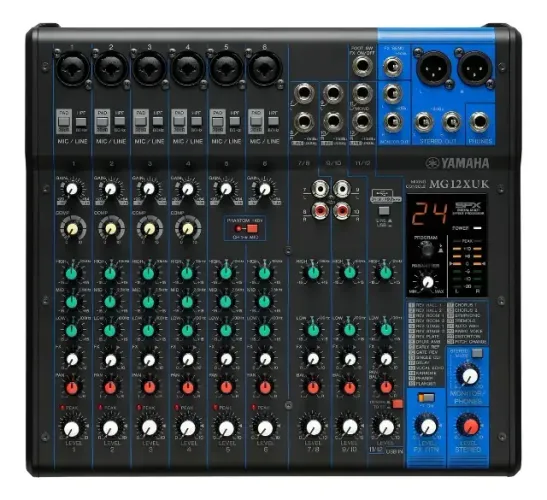 Mesa de Som Yamaha 12 Canais