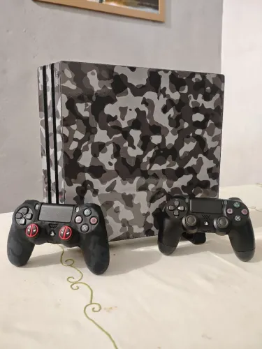 Ps4 Pro Completo Camuflado