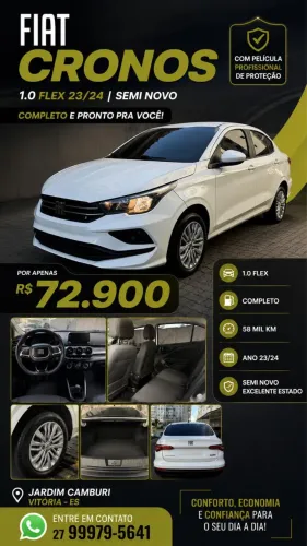 Fiat Cronos Drive 1.0 6V 2024