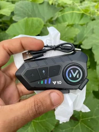 Fone para Capacete V10 Intercomunicador Bluetooth