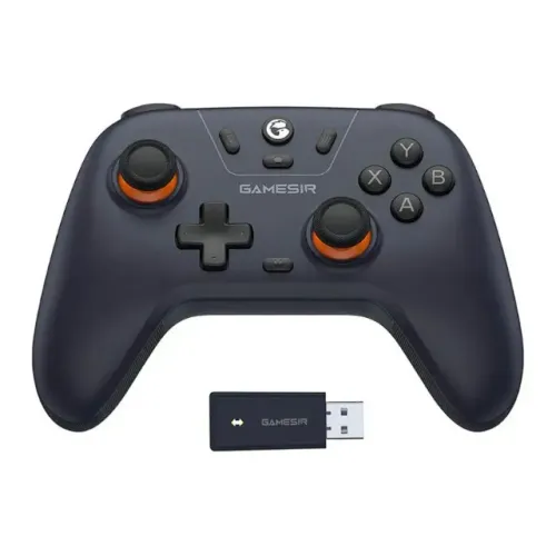 Controle GameSir Nova Lite HallEffect Anti-drift Multi-plataforma Tri-Mode Roxo Escuro
