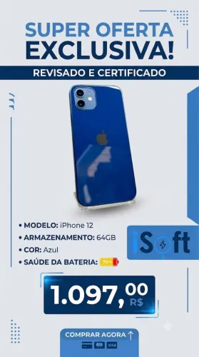 iPhone 12 64GB AZUL
