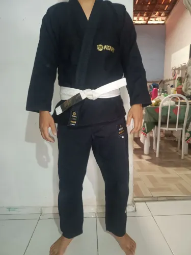 Kimono Jiu-Jitsu Atama Classic Preto A1