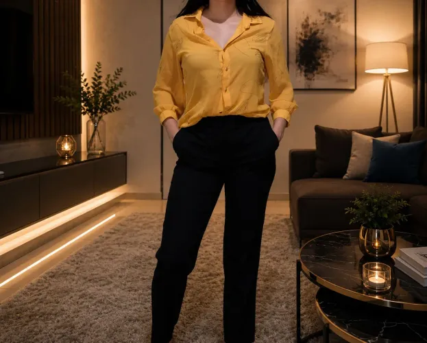 Blusa social + calça social feminina 