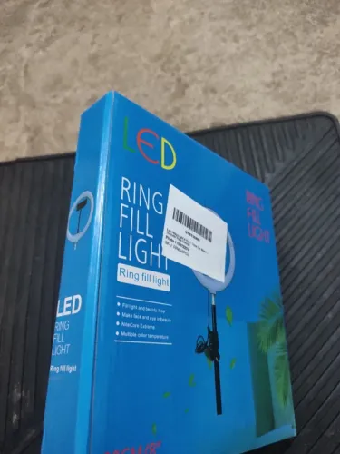 Ring Light (luz para reuniões online - com mini-tripé)