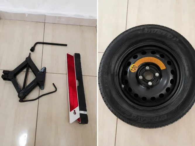 Estepe Argo com acessórios Originais Tudo R$250