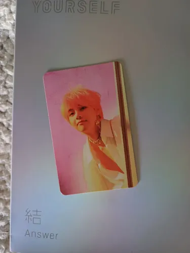 NEGOCIO Photocard V Taehyung Love Yourself Answer versão E