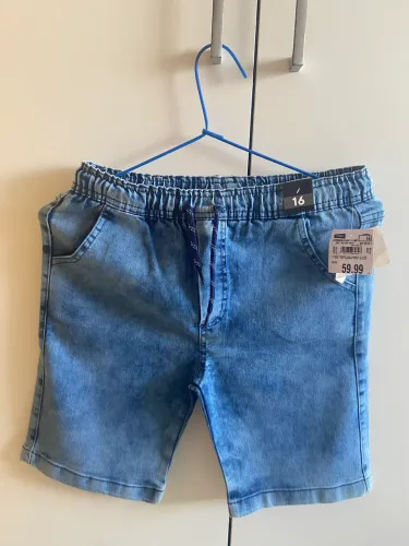 Bermuda jeans adolescente