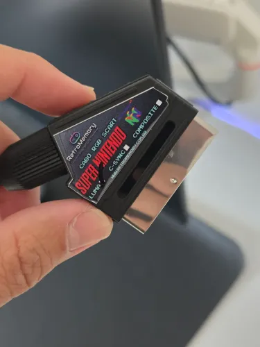 Cabo Rgb Scart Super Nintendo E N64 Blindado Luma