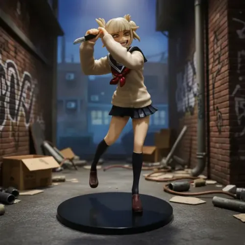 Boneca do Personagem Himiko Toga My Hero Academia Em Pvc 16 Cm
