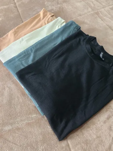 4 Camiseta Oversized Masculino Tecido Texturizado