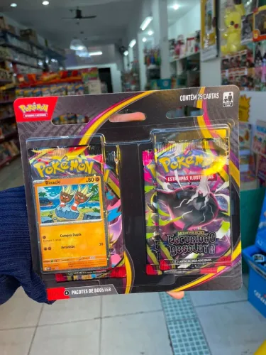 BLISTER QUADRUPLO POKÉMON TCG ESCURIDÃO ABSOLUTA LACRADO ORIGINAL