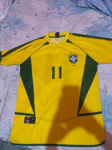 Camisa Seleção Brasileira Retrô Nº 11 - Tamanho M - Excelente Estado
