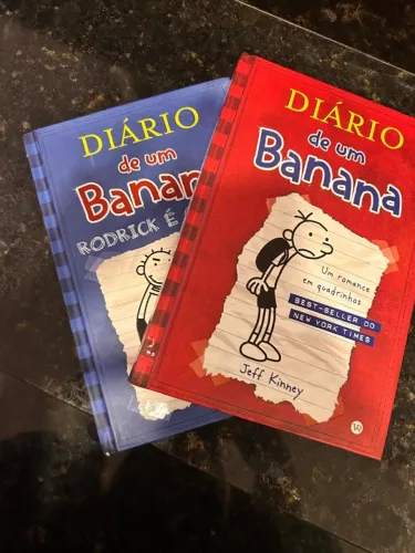 2 livros Diário de um banana